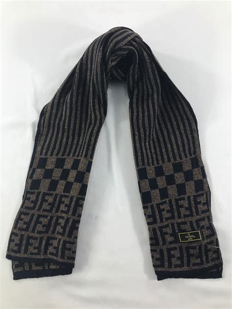 classic fendi wool scarf.